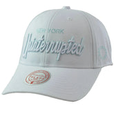 New York Nets Vintage NBA Team Uninterrupted Men's White Tonal Snapback Hat